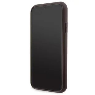 Etui Guess GUHCN61P4TDSCPW na iPhone 11 / Xr - brązowe Crossbody 4G Metal Logo - Etui i futerały do telefonów - miniaturka - grafika 5