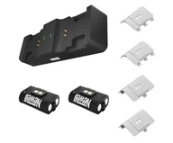 Akcesoria do Playstation - Newell Newell XBO Gaming Set ładowarka + 2 akumulatory Biały - miniaturka - grafika 1