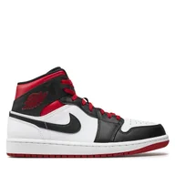 Sneakersy męskie - Sneakersy Nike Air Jordan 1 Mid DQ8426 106 Biały - miniaturka - grafika 1