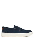 Półbuty męskie - Tommy Hilfiger Półbuty Modern Light Hybrid Suede Boat S FM0FM05352 Granatowy - miniaturka - grafika 1