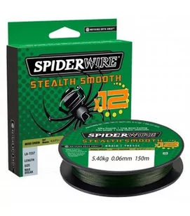 Plecionki Spiderwire Stealth Smooth 12 Moss Green 0,06 mm - Żyłki wędkarskie - miniaturka - grafika 1