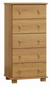 Komody - Komoda drewniana sosnowa nr22 olcha - miniaturka - grafika 1