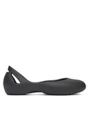 Baleriny - Crocs Baleriny KADEE FLAT BLK 210833-001 Czarny - miniaturka - grafika 1