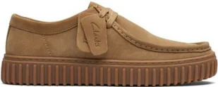 Clarks Męskie trampki CL26173471 Kolor: Brązowy Rozmiar: 41 - Trampki męskie - miniaturka - grafika 1
