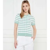 Swetry damskie - POLO RALPH LAUREN Kardigan | Slim Fit - miniaturka - grafika 1
