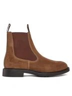 Botki męskie - Gant Sztyblety Millbro Chelsea Boot 27633415 Khaki - miniaturka - grafika 1