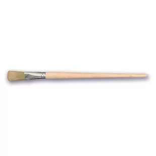 Pędzel paskowiec 12 jasna szczecina naturalna - Pędzle i wałki - miniaturka - grafika 2