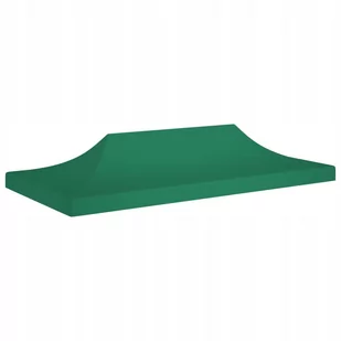 vidaXL Dach do namiotu imprezowego, 6 x 3 m, zielony, 270 g/m - Pawilony ogrodowe - miniaturka - grafika 1