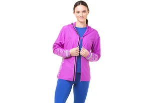 RONHILL Kurtka biegowa damska TECH AFTERHOURS JACKET thistle/cobalt - Kurtki i kamizelki sportowe damskie - miniaturka - grafika 10
