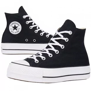 Converse buty trampki damskie czarne wysokie platforma 560845C 40 - Trampki damskie - miniaturka - grafika 1