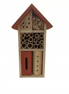 Klatki i wyposażenie dla ptaków - BUDKA LĘGOWA DOMEK HOTEL DLA OWADÓW MOTYLI czer646 - miniaturka - grafika 1