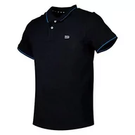 Koszulki męskie - Lee Męska koszulka polo Pique, Ecru (czarny 01), 4XL - miniaturka - grafika 1