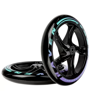 Kółka do hulajnogi RAVEN Celia Black 200mm 2szt - Akcesoria do skatingu - miniaturka - grafika 1