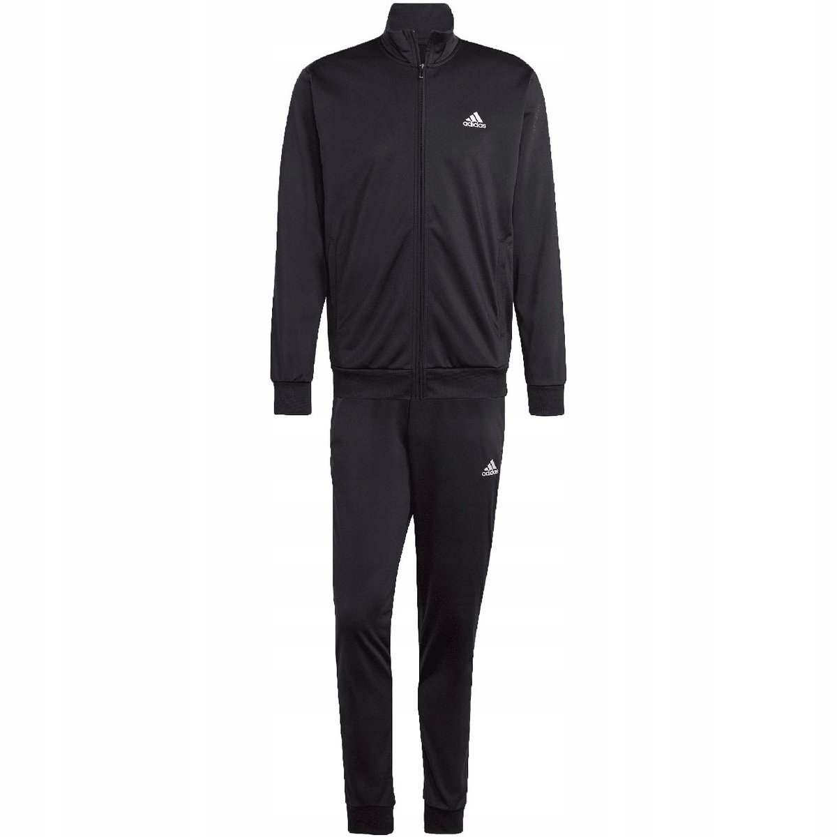Dres męski adidas Linear Logo Tricot Track Suit czarny IC6775 S