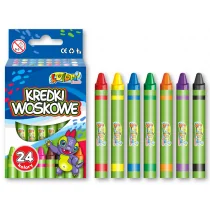Penmate Kolori Premium Kredki woskowe Dino 24 kolory - Przybory szkolne - miniaturka - grafika 1