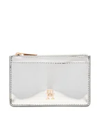Etui na dokumenty i karty - Tommy Hilfiger Etui na karty kredytowe Long Cc Holder Met AW0AW18038 Srebrny - miniaturka - grafika 1