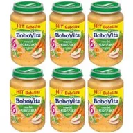 Dania dla dzieci - BoboVita Rosołek z kurczaka z ryżem po 6 miesiącu Zestaw 6 x 190 g - miniaturka - grafika 1