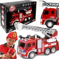 Samochody i pojazdy dla dzieci - Straż Pożarna Wóz Strażacki Samochód Auto Syreny Światła Wysuwana Drabina - miniaturka - grafika 1