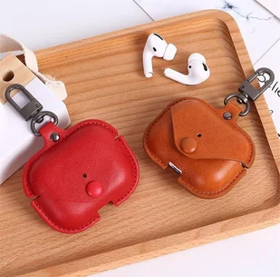 Devia etui Cowboy do Airpods red - Akcesoria do słuchawek - miniaturka - grafika 1