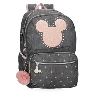 Joumma Disney Mickey Studs Plecak szkolny Adaptacyjny na wózek Czarny 32x44x17 cms Poliester 24,68L, czarny, Plecak szkolny adaptacyjny do wózka - Plecaki szkolne i tornistry - miniaturka - grafika 1