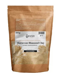 NaturPlanet NaturPlanet marokańska glinka ghassoul 100g - Maseczki do twarzy - miniaturka - grafika 1