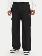 Spodnie męskie - Champion Spodnie cargo 220763 Czarny Relaxed Fit - miniaturka - grafika 1