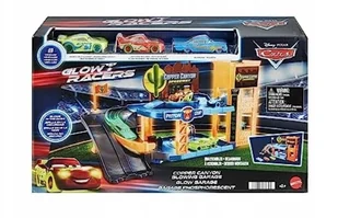 Disney and Pixar Cars Glow Racers Garaż Cooper Canyon Świeci w ciemności - Zabawki konstrukcyjne - miniaturka - grafika 1