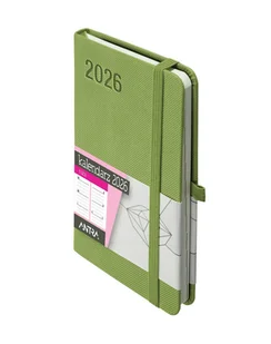 Kalendarz 2026 A6 Rubi zielony Tdw - kalendarz - Kalendarze - miniaturka - grafika 1