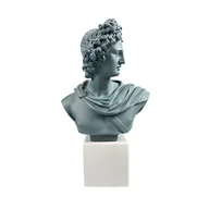 Figurki dekoracyjne - Rzeźba Apollo Bust M Elephant Blue - miniaturka - grafika 1