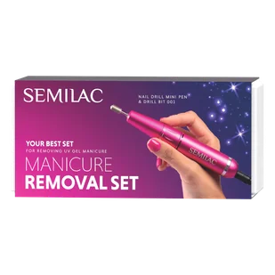 Semilac Manicure Removal Set - Zestawy kosmetyków damskich - miniaturka - grafika 1