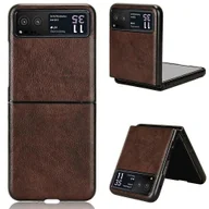 Etui i futerały do telefonów - Do tylnego etui na telefon Motorola Razr 40 5G Pokrowiec na telefon pokryty skórą PU Wielobarwny Style D - miniaturka - grafika 1