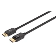 Kable komputerowe i do monitorów - Manhattan 353625 kabel DisplayPort 3 m Czarny - miniaturka - grafika 1