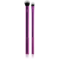 Pędzle do makijażu - Real Techniques Brushes Eyes Duo zestaw Pędzel do cieni  Base Shadow 1 szt + Pędzel do cieni Deluxe Crease 1 ks dla kobiet - miniaturka - grafika 1