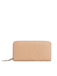 Juicy Couture Portfel damski BIJXT8694WVP Beżowy - Portfele - miniaturka - grafika 1