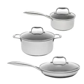 Zestawy garnków i patelni - Zestaw naczyń PARTNER z powłoką DIAMOND Kohersen BLACK CUBE - miniaturka - grafika 1