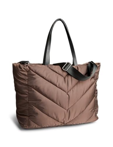 Pcjune Padding Shopper Bc, Hot Fudge, jeden rozmiar