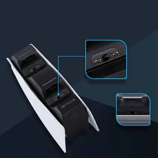 Podwójna stacja dokująca do Pada PlayStation 5 PS5 - Pozostałe akcesoria do telefonów - miniaturka - grafika 3