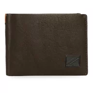 Portfele - Pepe Jeans Marshal Portfel poziomy z portmonetką Brązowy 11x8x1 cms Skóra, Brązowy, Talla única, Portfel poziomy z portmonetką - miniaturka - grafika 1