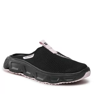 Klapki i japonki damskie - Klapki Salomon Reelax Slide 6.0 L47116500 Black/Black/Cradle Pink - grafika 1