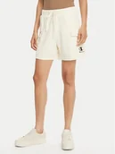 Spodenki damskie - Champion Szorty sportowe 118024 Écru Standard Fit - miniaturka - grafika 1