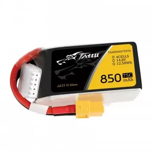 Gens Ace TATTU 850mAh 14.8V 75C TATTU Gens Ace XT60 TAA8504S75XT6 - Akcesoria i części modelarskie - miniaturka - grafika 1