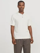 Koszulki męskie - Jack & Jones Koszulka polo "Cooper" w kolorze kremowym - miniaturka - grafika 1