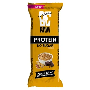 BeRAW Baton Proteinowy - masło orzechowe, 27% białka WPC80 40 g - Batony proteinowe - miniaturka - grafika 2