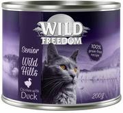 Mokra karma dla kotów - Wild Freedom Senior, Wild Hills  Kaczka i kurczak - 6 x 200 g - miniaturka - grafika 1