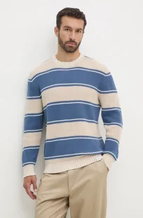 Pepe Jeans sweter bawełniany CHARLTON kolor beżowy  PM702451 - Swetry męskie - miniaturka - grafika 1