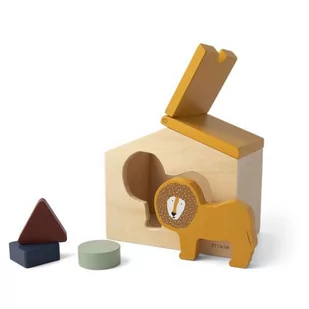 Trixie Baby Trixie Baby Mr Lion Drewniany Domek - Klocki - miniaturka - grafika 1