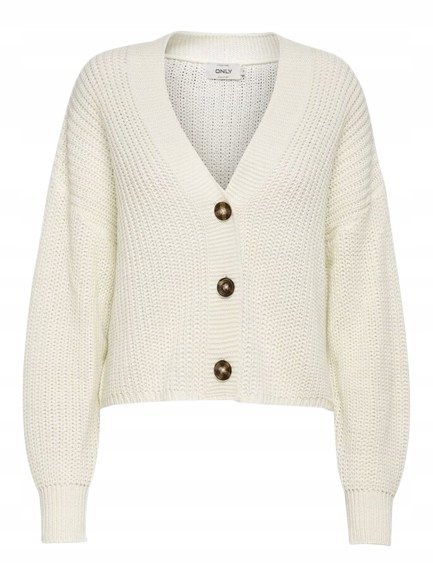 ONLY SWETER ROZPINANY DAMSKI Z DŁUGIM RĘKAWEM XS 1J9A