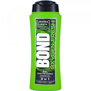 BOND 3w1 Żel pod prysznic Oxygen Fresh 400 ml - Żele pod prysznic dla mężczyzn - miniaturka - grafika 1