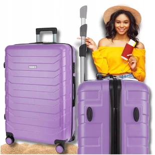 Walizka mała podróżna solidna torba bagaż kufer lekka kółka samolot 40L - Walizki Walizka mała podróżna solidna torba bagaż kufer lekka kółka samolot 40L - Walizki - miniaturka - grafika 1