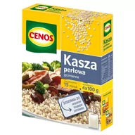 Kasza - Cenos Kasza jęczmienna perłowa 400 g (4 torebki) - miniaturka - grafika 1